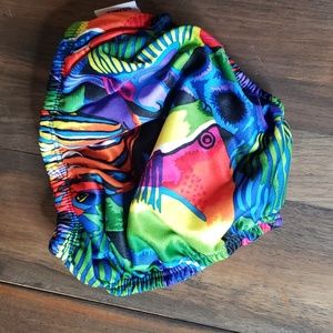 Finis NWOT Tropical Fish Reuseable Swim Diaper Sz XXL